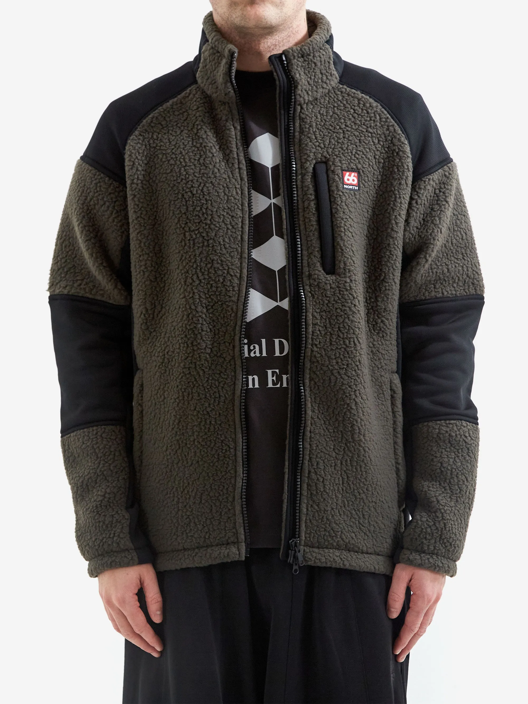 66° North Tindur Technical Shearling Jacket - Peat