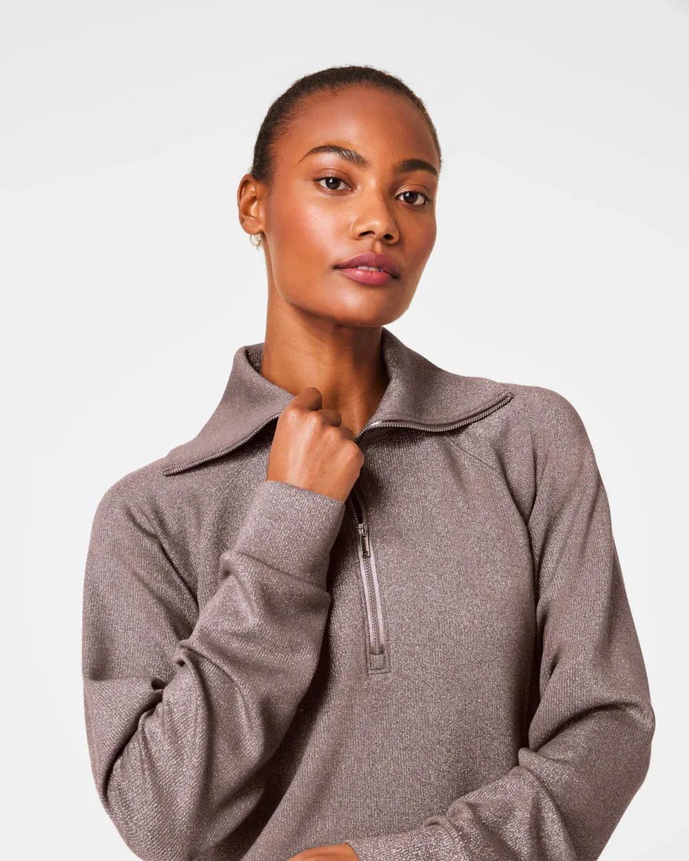 airessentials shine half zip