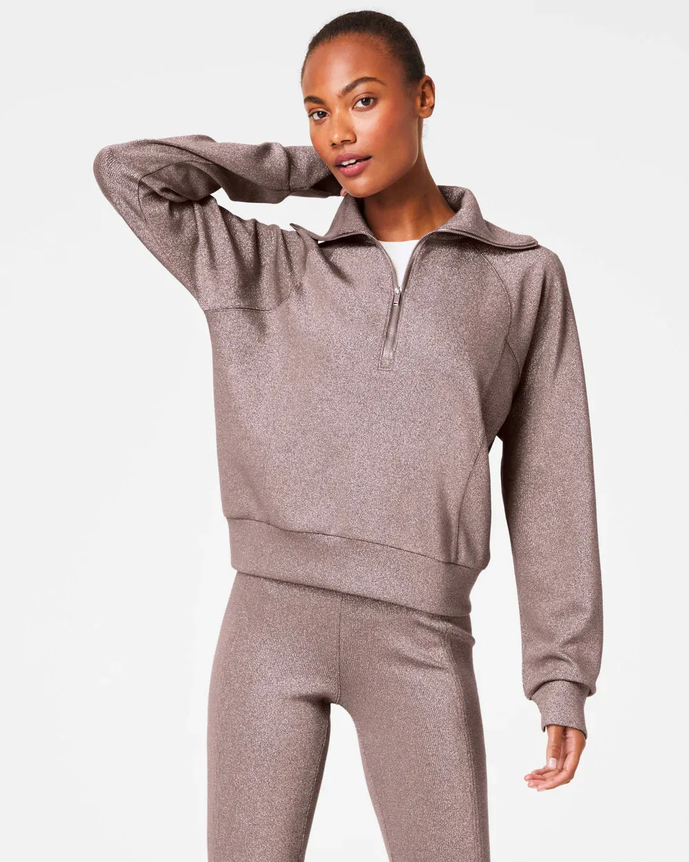airessentials shine half zip