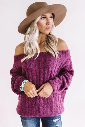 Cuddle Weather Ultra Soft Sweater In Orchid