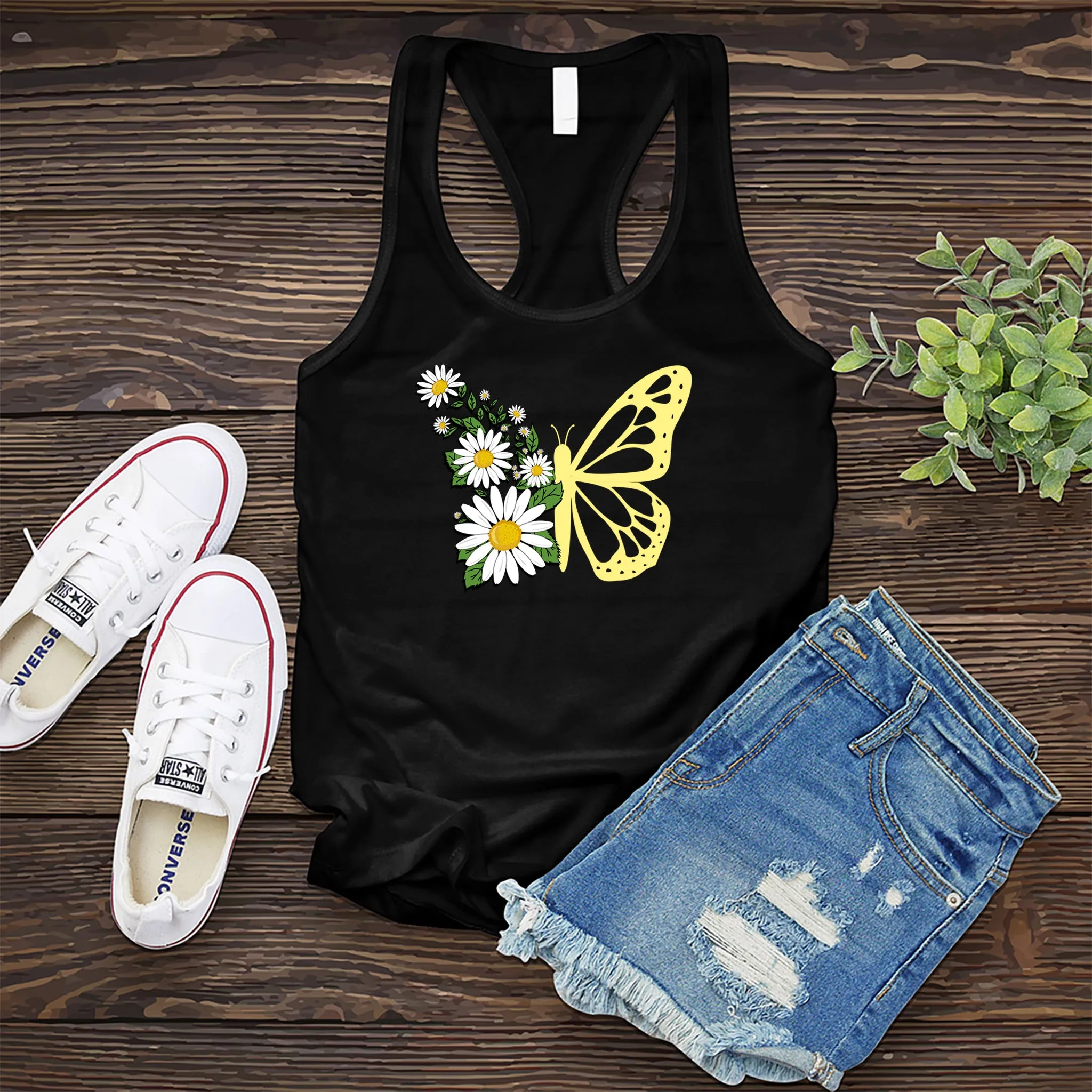 Daisy Butterfly Women's Tank Top