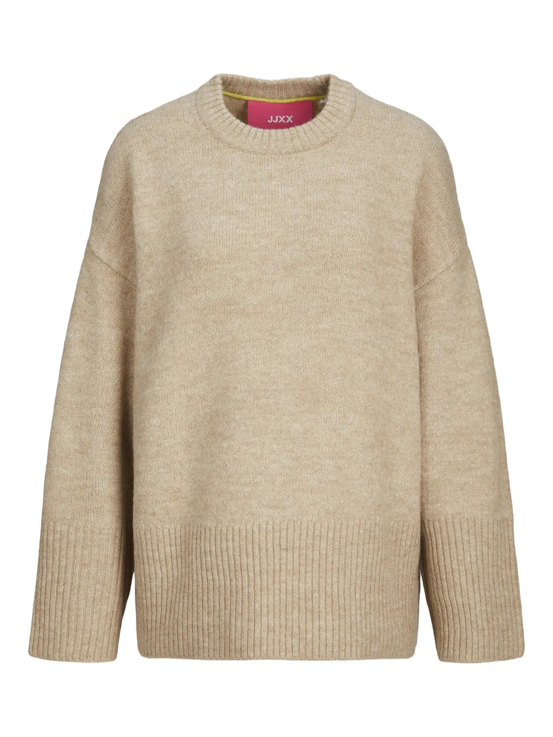 Dropped Shoulder Wool Pullover