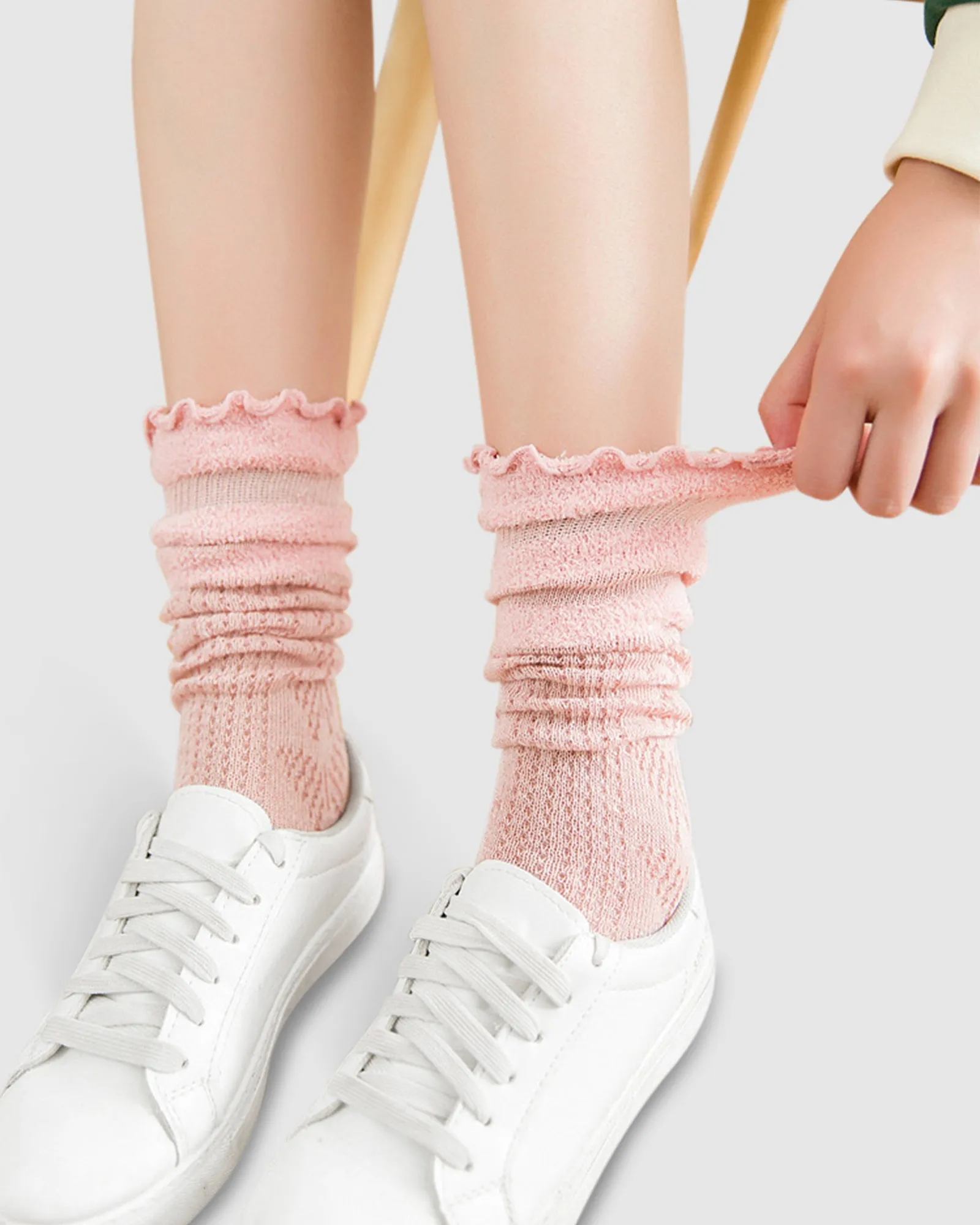 Folk Law Socks - Pink