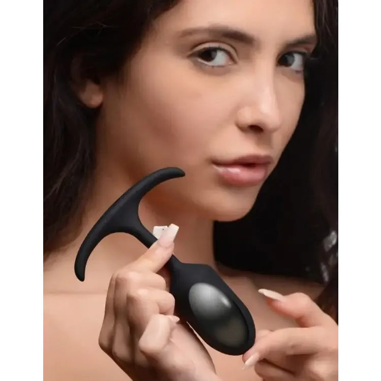 Heavy Hitters Oval Premium Silicone Weighted Anal Plug