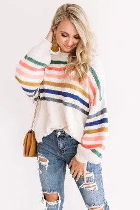 In Tune With Fall Stripe Sweater