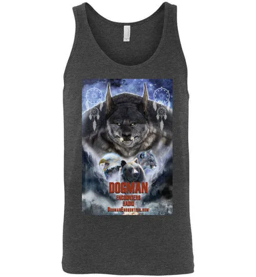 Men's Dogman Encounters Pathfinder Collection Tank Top (design 2, with straight border)
