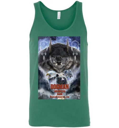 Men's Dogman Encounters Pathfinder Collection Tank Top (design 2, with straight border)