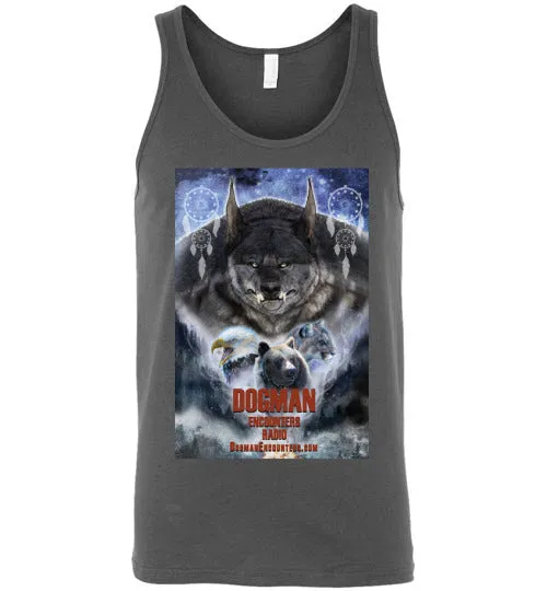 Men's Dogman Encounters Pathfinder Collection Tank Top (design 2, with straight border)