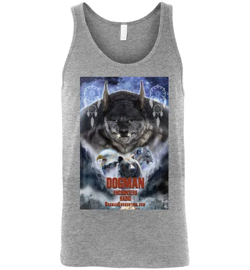 Men's Dogman Encounters Pathfinder Collection Tank Top (design 2, with straight border)