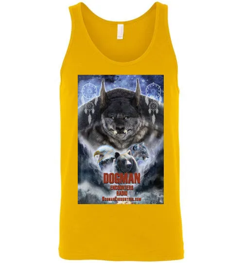 Men's Dogman Encounters Pathfinder Collection Tank Top (design 2, with straight border)