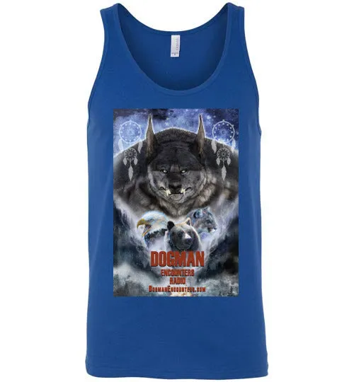 Men's Dogman Encounters Pathfinder Collection Tank Top (design 2, with straight border)