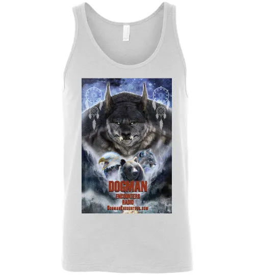Men's Dogman Encounters Pathfinder Collection Tank Top (design 2, with straight border)