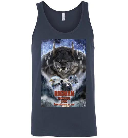 Men's Dogman Encounters Pathfinder Collection Tank Top (design 2, with straight border)