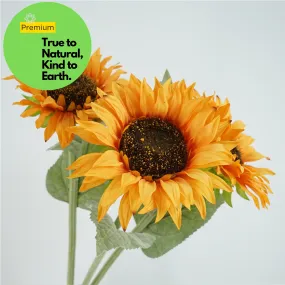 Premium Real Touch Sunflower Stem