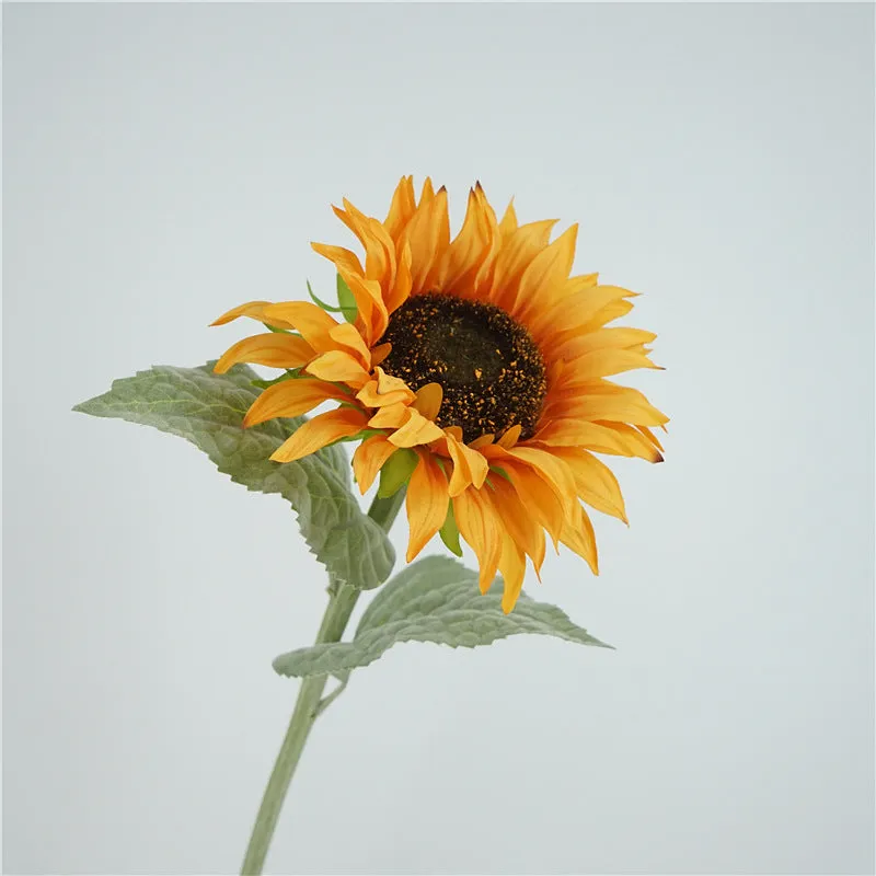 Premium Real Touch Sunflower Stem