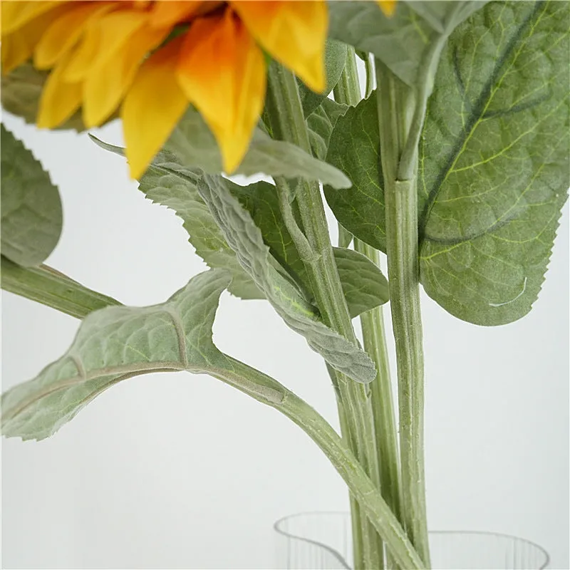 Premium Real Touch Sunflower Stem