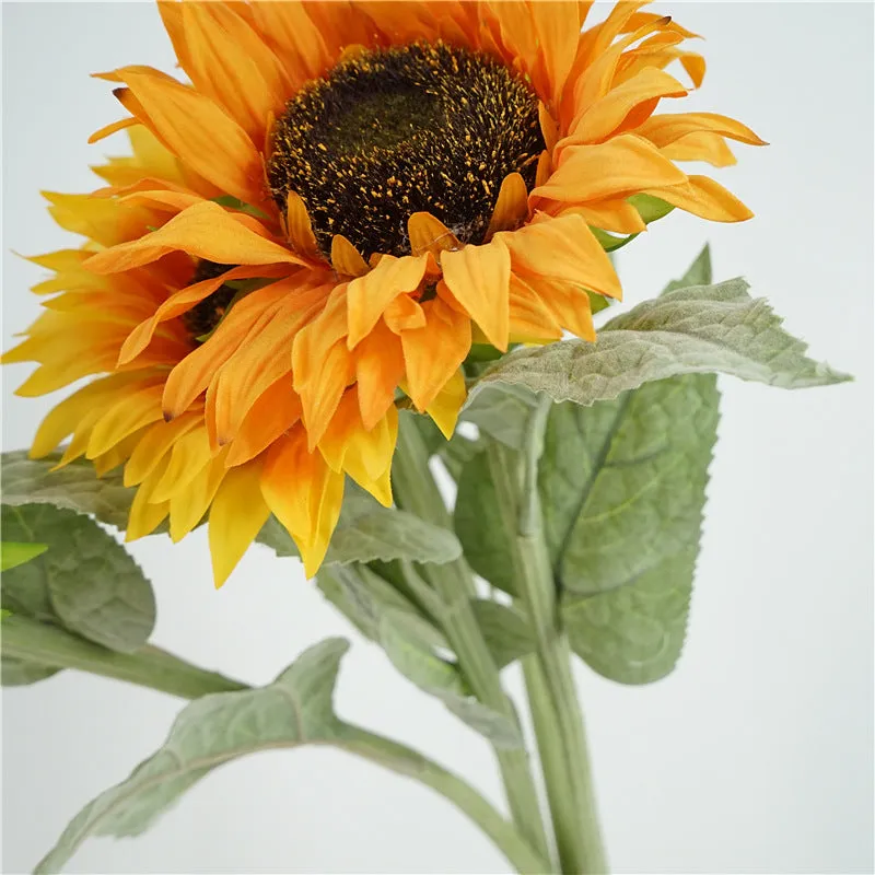 Premium Real Touch Sunflower Stem
