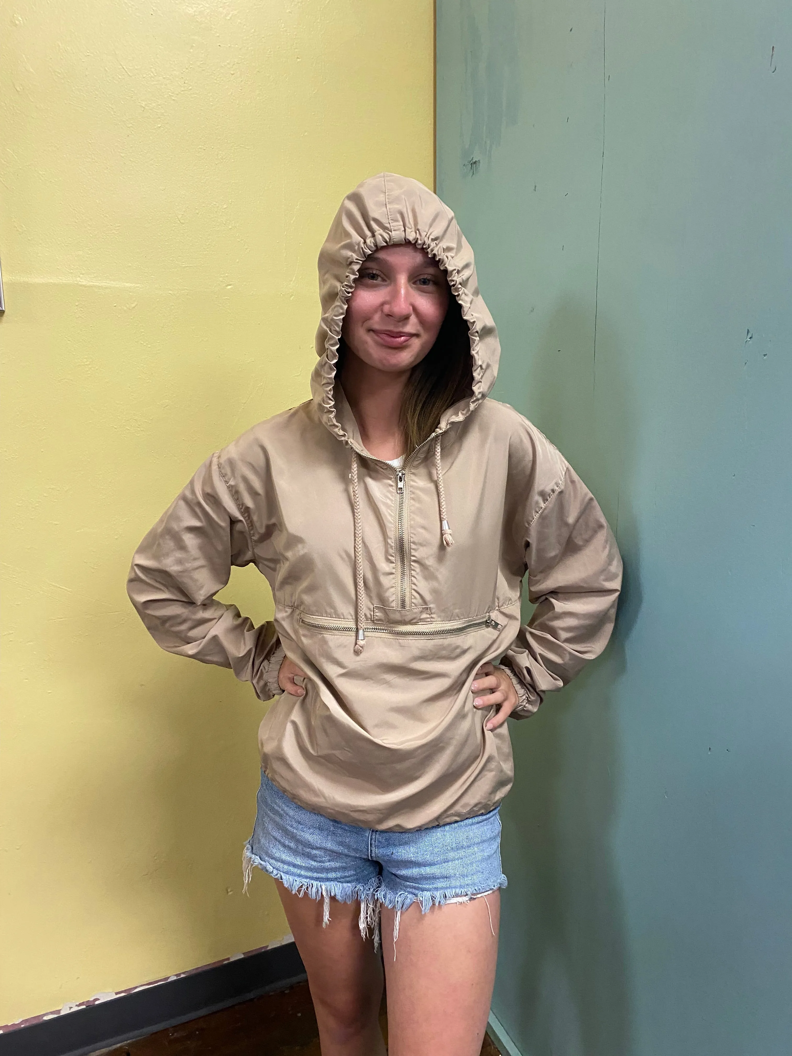 Thread & Supply tan jacket, medium