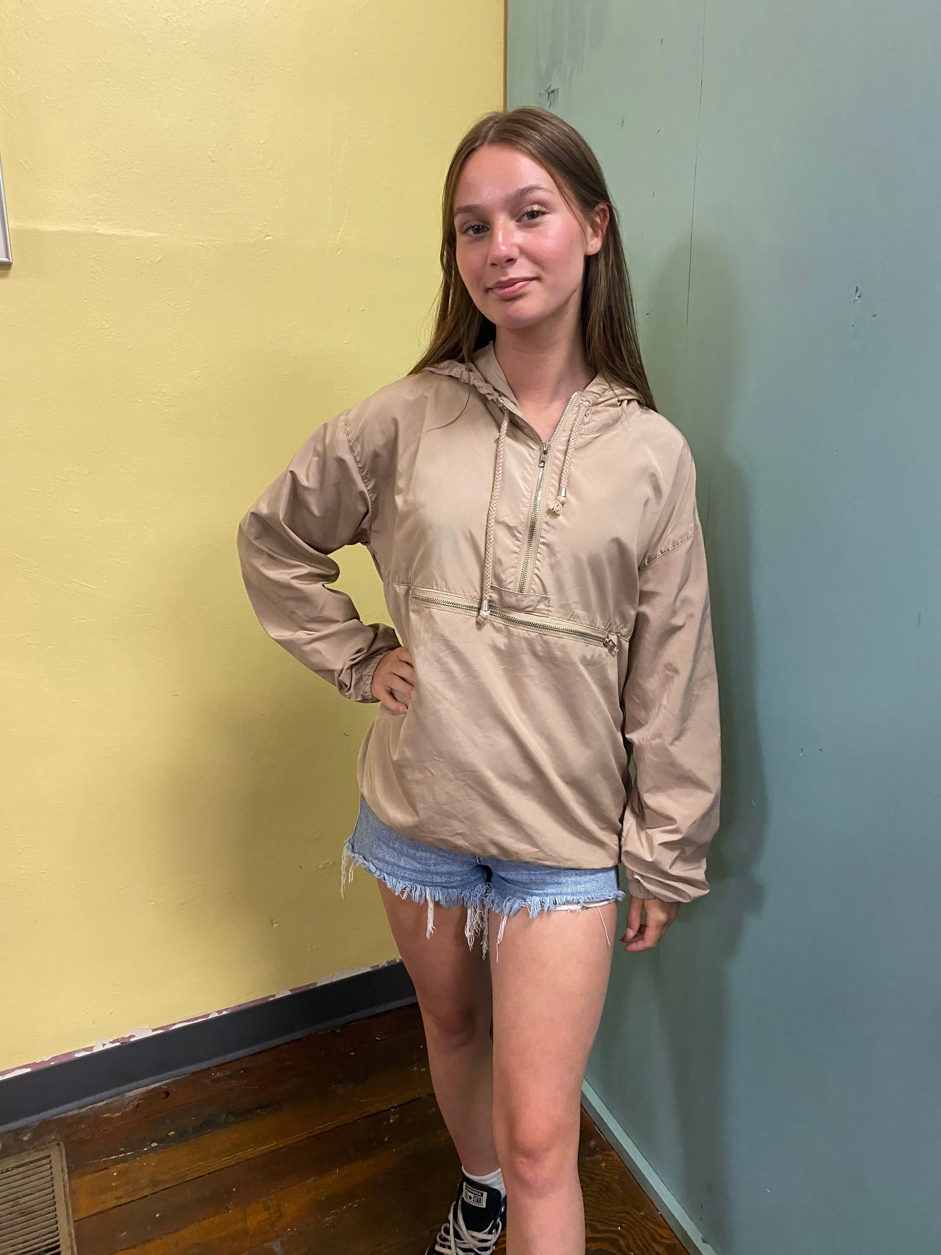Thread & Supply tan jacket, medium