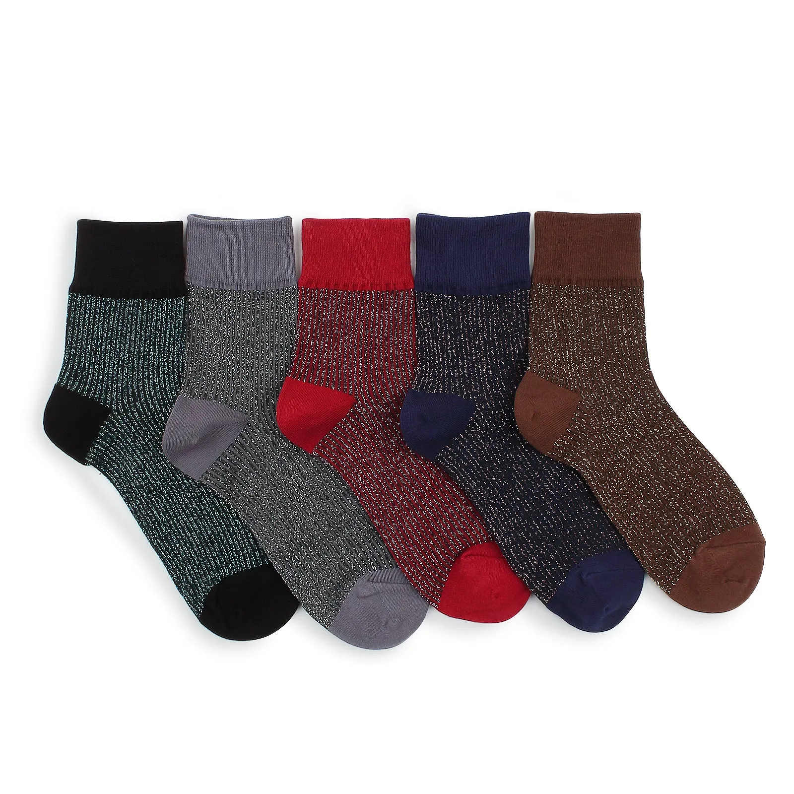 Twinkle shining ankle socks women sexy style (5 pairs) XN15