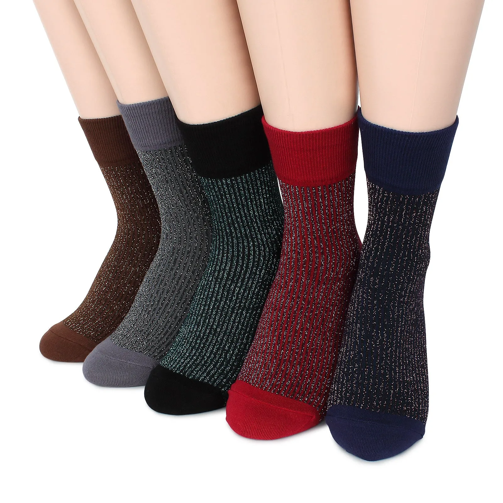 Twinkle shining ankle socks women sexy style (5 pairs) XN15