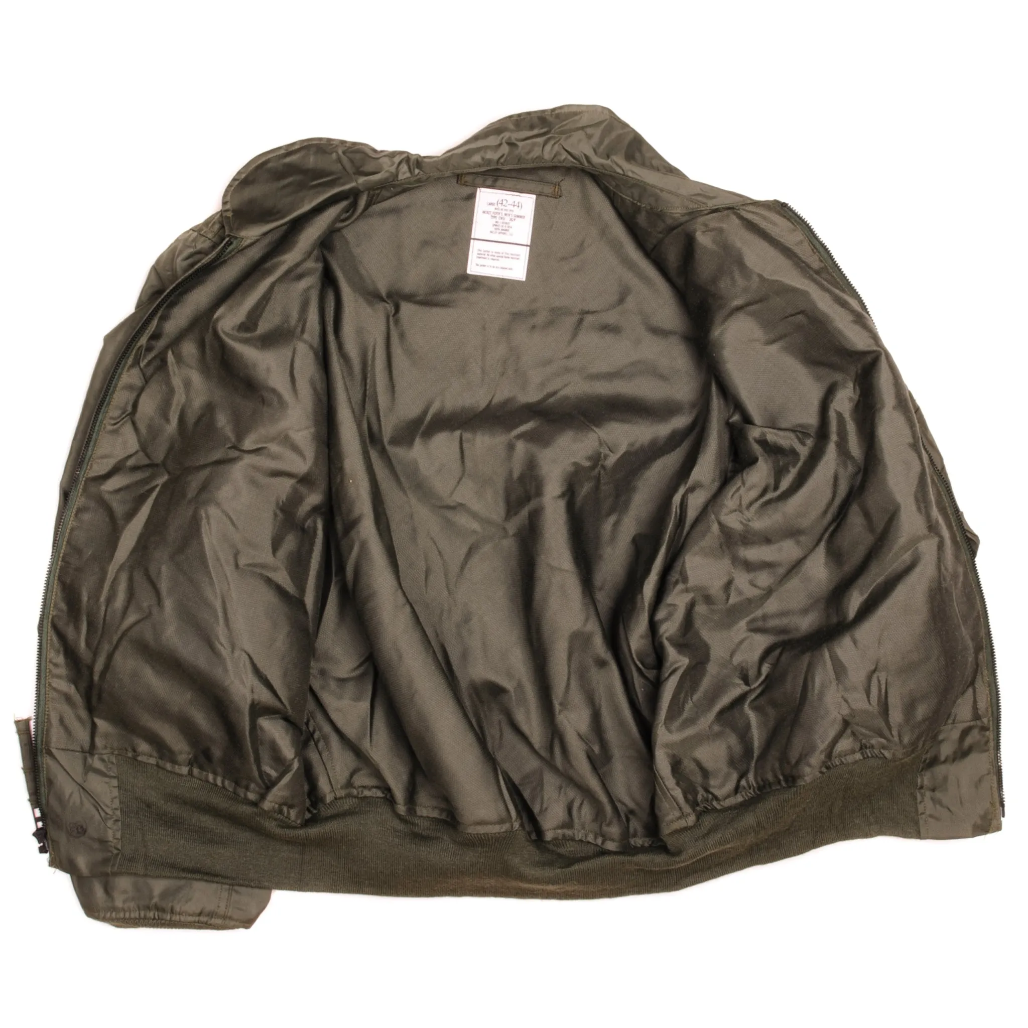 VINTAGE US AIR FORCE CWU 36/P 36P SUMMER FLIGHT JACKET 2010 SIZE LARGE
