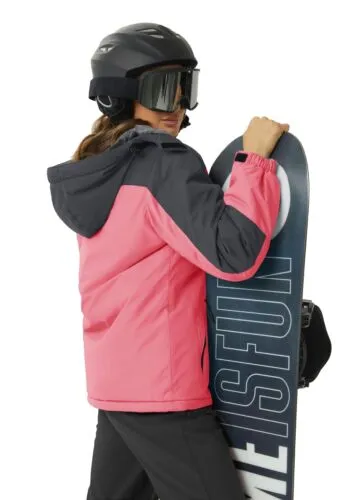 Waterproof Ski Snow Jacket Winter Warm Fleece Lined Mountain Hiking Coat