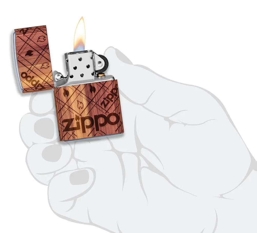 Woodchuck USA Zippo Cedar Wrap