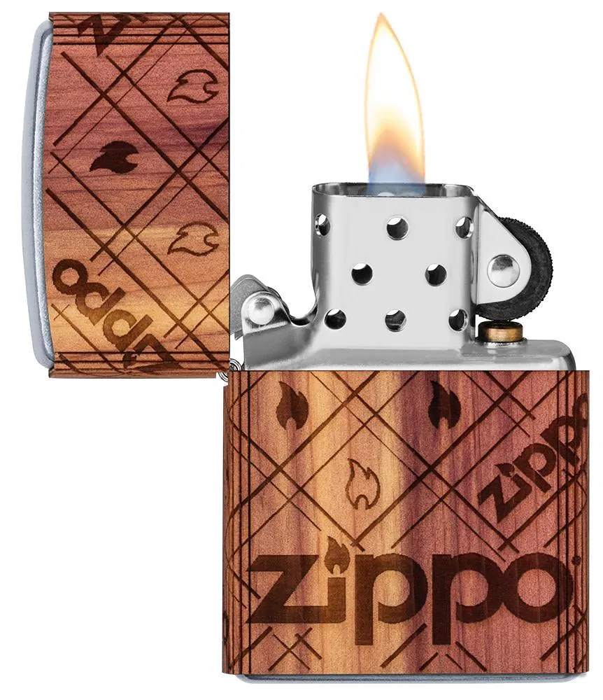 Woodchuck USA Zippo Cedar Wrap