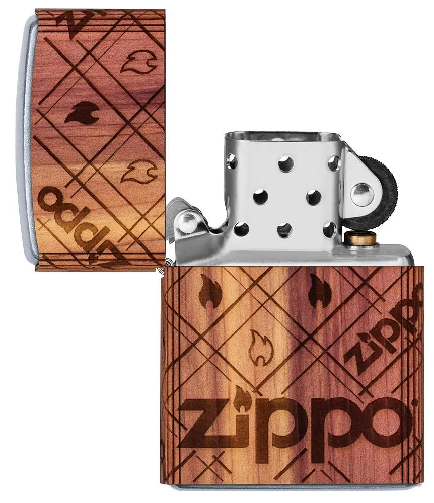 Woodchuck USA Zippo Cedar Wrap